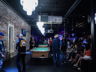 People playing pool at 3rd Floor in Bryan