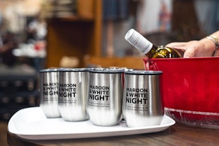 Maroon & White Night in Historic Downtown Bryan, TX